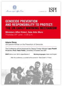 Prevenzione del genocidio_20.6.2013